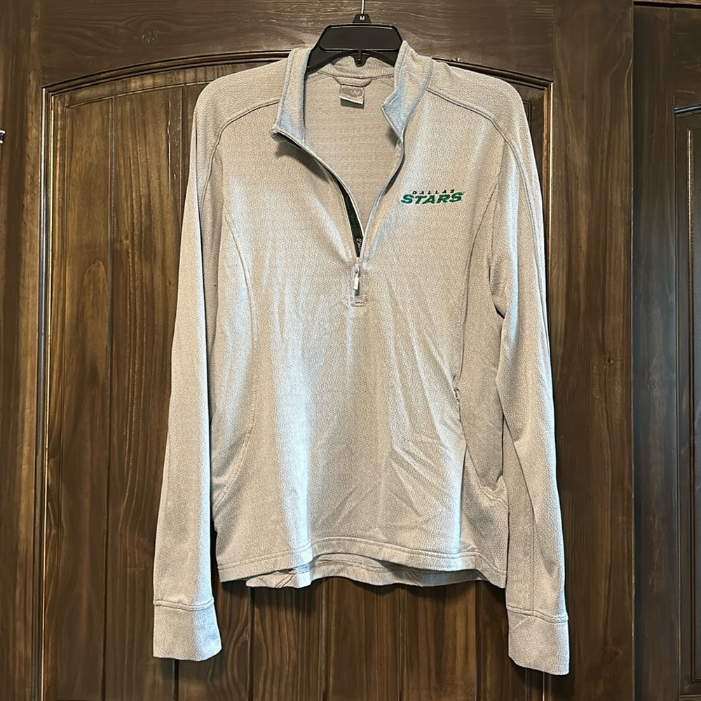 Dallas Stars Women’s Half-zip Gray Pullover